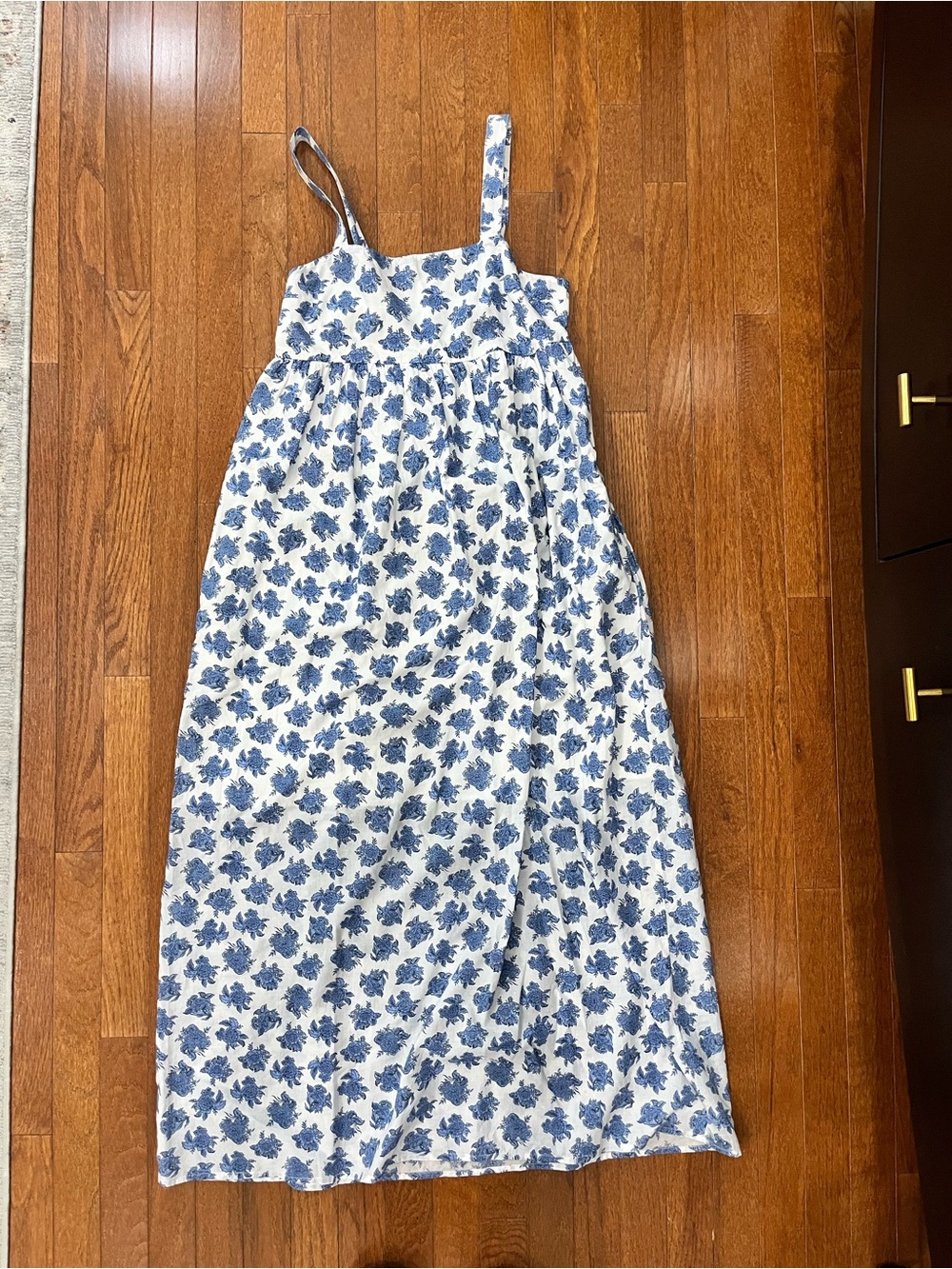 Women’s Blue Floral Maxi Sundress